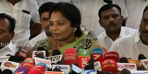 “குற்ற வழக்குகள் என்பதற்கு பதிலாக அவ்வாறு பதிவிட்டேன்” - தமிழிசை விளக்கம்