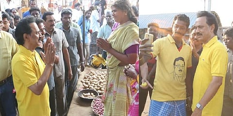 டிசர்ட்டில் அழகிரி, ஸ்டாலினுடன் செல்ஃபி!