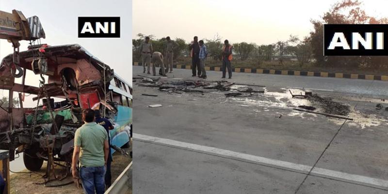 நின்ற லாரி மீது பேருந்து மோதல்: 8 பேர் பலி, 30 பேர் படுகாயம்!