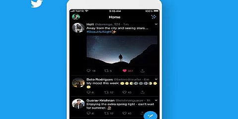 ஐ போன் ட்விட்டருக்கு 'டார்க் மோட் லைட்ஸ் அவுட்' ஆப்ஷன் அறிமுகம்!