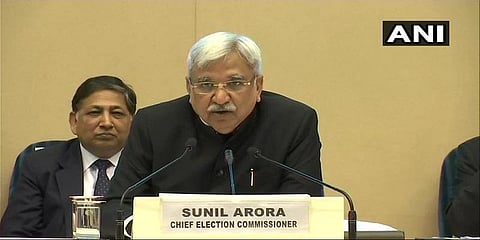 இன்று சென்னை வருகிறார் தலைமை தேர்தல் ஆணையர்