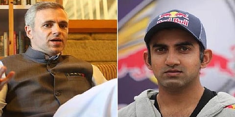 வலுக்கும் உமர் அப்துல்லா V/S கௌதம் கம்பீர் மோதல்