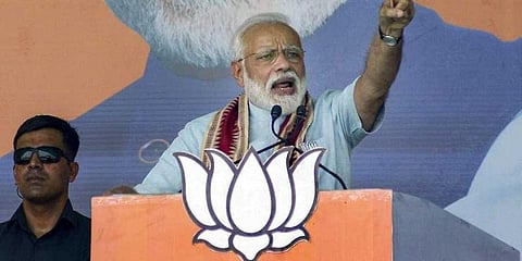 வளர்ச்சிக்கு மம்தாதான் ‘ஸ்பீடு பிரேக்கர்’ - மேற்குவங்கத்தில் மோடி பேச்சு