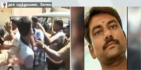 கோவை சிறுமி பாலியல் வழக்கில் கைதானவருக்கு பொது மக்கள் தர்மஅடி
