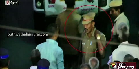 பெண்ணை கன்னத்தில் அறைந்த ஆய்வாளர் முருகேசன் ஆயுதப் படைக்கு மாற்றம்