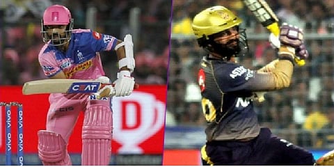 டாஸ் வென்ற கொல்கத்தா - ராஜஸ்தான் முதல் பேட்டிங்