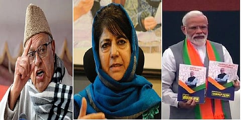 “சிறப்பு அந்தஸ்து விவகாரத்தில் பாஜக நெருப்புடன் விளையாடுகிறது” : ஜம்மு-காஷ்மீர் தலைவர்கள்