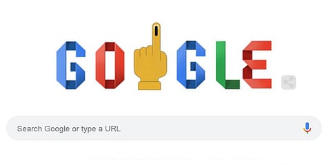 இன்றைய கூகுள் டூடுளில் 'ஒரு விரல் புரட்சி' !