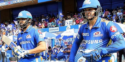 டி காக், ரோகித் சிறப்பான ஆட்டம் - மும்பை அணி 187 ரன் குவிப்பு