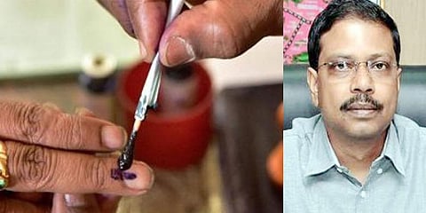 4 தொகுதிகளில் நடுவிரலில் மை