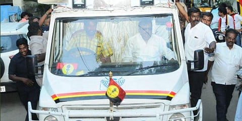 தேமுதிக வேட்பாளரை ஆதரித்து விஜயகாந்த் பரப்புரை