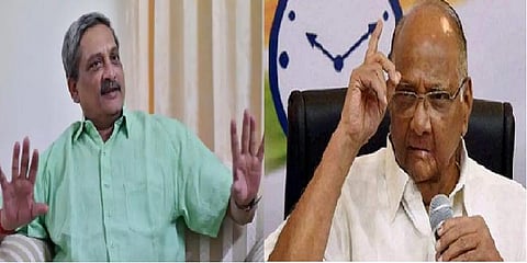 “என் தந்தையின் பெயரை அரசியலுக்காக பயன்படுத்துவதா?” - சரத் பவாருக்கு பாரிக்கர் மகன் கேள்வி