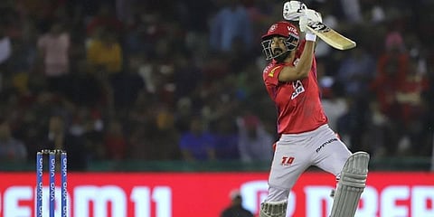 கே.எல்.ராகுல் அரைசதம் - பஞ்சாப் அணி 182 ரன் குவிப்பு