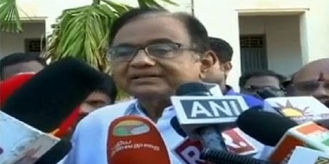 "புதிய அரசு அமைய வாக்களித்திருக்கிறேன்" - ப.சிதம்பரம்