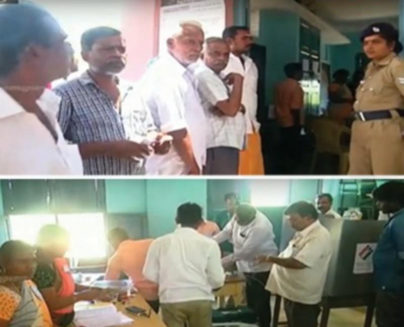 பாபநாசம் அருகே 4 மணி நேரமாகியும் வாக்குப்பதிவு தொடங்கவில்லை..!