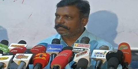 எதை அழுத்தினாலும் இலைக்கு வாக்கு: திருமாவளவன் புகார்