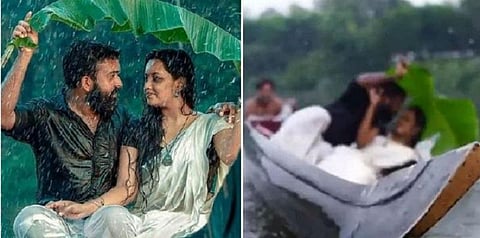 இப்படியா கல்யாண ஆல்பம் எடுப்பீர்கள்? - படகிலிருந்து தவறி விழுந்த ஜோடி