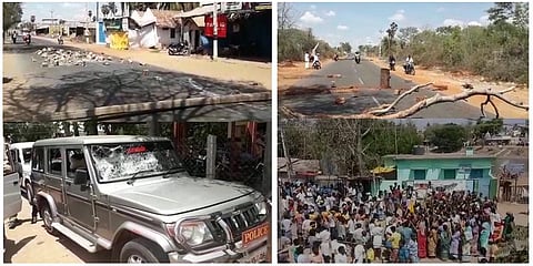 144 தடை உத்தரவு : போக்குவரத்து பாதிப்பு ; கடைகள் அடைப்பு