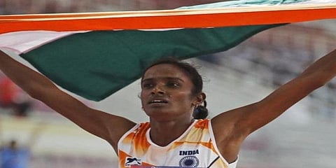 ஆசிய தடகள சாம்பியன்ஷிப்: இந்தியாவிற்கு முதல் தங்கத்தை வென்ற தமிழக வீராங்கனை..!