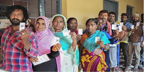 3-ஆம் கட்ட மக்களவைத் தேர்தல்: 66 சதவீத வாக்குகள் பதிவு