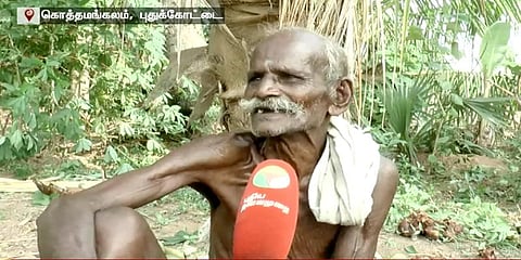 95 வயதில் பனை மரம் ஏறி பிழைக்கும் முதியவர் - உதவுமா அரசு?