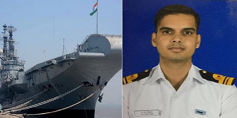 ஐஎன்எஸ் கப்பலில் திடீர் தீ விபத்து - லெப்டினட் கமாண்டர் வீரர் மரணம்