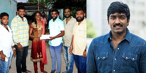 கோமதி மாரிமுத்துவுக்கு விஜய்சேதுபதி பரிசுத் தொகை வழங்கி வாழ்த்து !