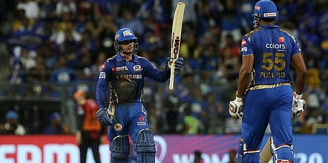 டெத் ஓவரில் சொதப்பிய மும்பை அணி - ஹைதராபாத்திற்கு 163 ரன் இலக்கு