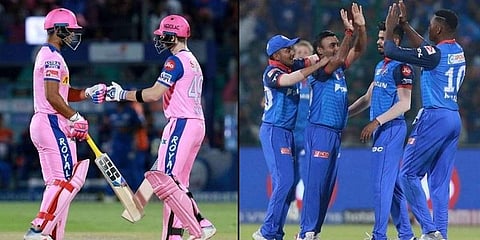 முதலிரண்டு இடத்தை தக்க வைக்குமா டெல்லி - ராஜஸ்தான் முதலில் பேட்டிங்