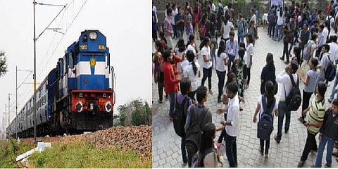 ரயில் தாமதம்.. 100-க்கும் மேற்பட்ட மாணவர்களால் நீட் தேர்வை எழுத முடியவில்லை..!