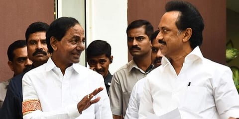 சந்திரசேகர் ராவை சந்திக்க திமுக தலைவர் ஸ்டாலின் மறுப்பு !