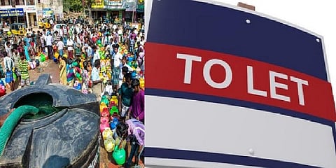 ஒருபுறம் காலியாகும் வீடுகள்; மறுபுறம் அதிகரிக்கும் வீட்டுவாடகை: தண்ணீர் பஞ்சத்தால் பரிதவிக்கும் சென்னை!