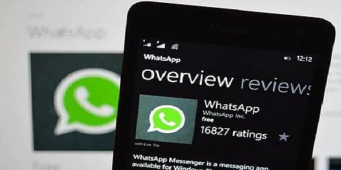 விண்டோஸ் போன்களில் வாட்ஸ் அப் இயங்காது!