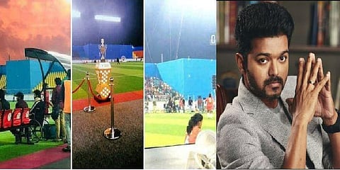 ட்விட்டரில் லீக் ஆன விஜயின் ‘தளபதி63’ புகைப்படங்கள்