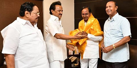 ‘சந்திரசேகர் ராவுடன் மரியாதை நிமித்தமான சந்திப்பு’ - மு.க.ஸ்டாலின்