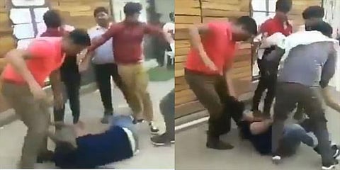 சம்பள பிரச்னையில் பெண்ணை தாக்கிய உரிமையாளர் - வீடியோ