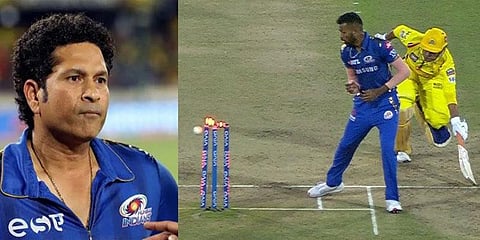 தோனி ‘ரன் அவுட்’ இல்லை என சச்சின் கூறினாரா? - உண்மை என்ன?