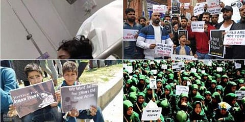 3 வயது சிறுமி பாலியல் வன்கொடுமை : காஷ்மீரில் மக்கள் நீதிப்போராட்டம்