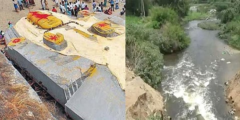 தென்பெண்ணை ஆற்றில் வெள்ளம் - கோதண்டராமர் சிலைக்கு சிக்கல்