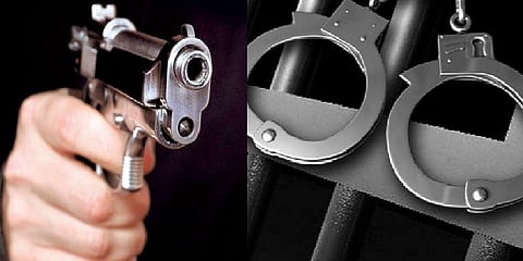 காதலியை பார்க்கச் சென்ற பிரபல ரவுடி: துப்பாக்கி முனையில் மடக்கிய போலீசார்