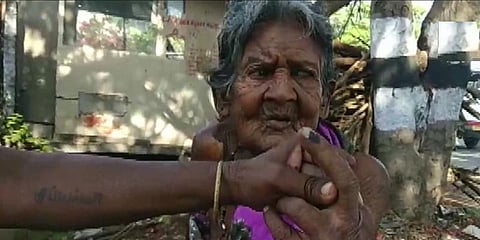 சூலூரில் ஜனநாயக கடமையாற்றிய 103 வயது மூதாட்டி