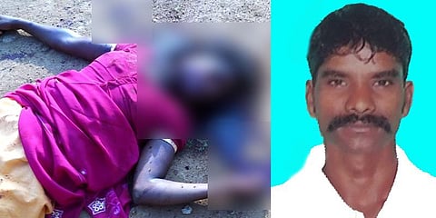 மனைவி தலையை வெட்டிவிட்டு காவல் நிலையத்தில் சரணடைந்த கணவன்