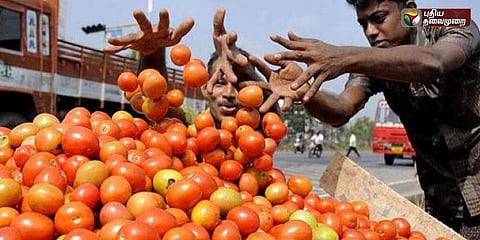 தக்காளி விலை விர்ர்ர்ர்ர்ர்ர்.... - ஒரு கிலோ 50 ரூபாய்