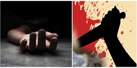 மனைவியை வெட்டி கொலை செய்த கணவர் தூக்கிட்டு தற்கொலை !