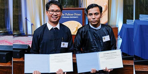 சிறை மீண்ட ராய்ட்டர்ஸ் நிருபர்களுக்கு புலிட்சர் விருது