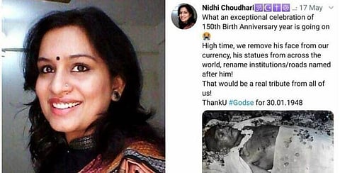 காந்தியை விமர்சித்ததாக சர்ச்சை : ஐ.ஏ.எஸ். அதிகாரி இடமாற்றம்