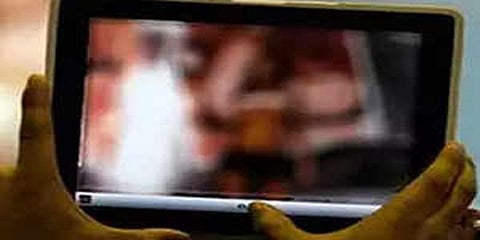 அரசு அதிகாரிகள் கூட்டத்தில் தவறுதலாக ஒளிபரப்பான ஆபாச வீடியோ