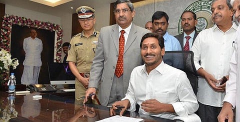 ஆந்திர முதல் அமைச்சராக பொறுப்பேற்றார் ஜெகன்மோகன்!