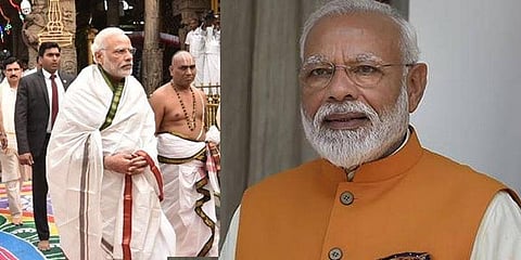 பிரதமர் மோடி நாளை திருப்பதியில் சாமி தரிசனம்