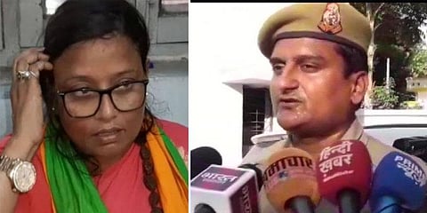 தன்னை தாக்கியதாக காவலர் புகார்: பாஜக பெண் எம்.பி மீது வழக்குப் பதிவு